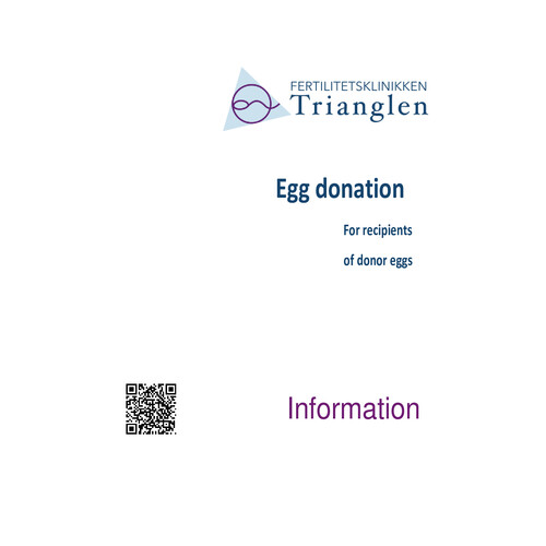 Egg donation information for recipients ENGLISH 2024